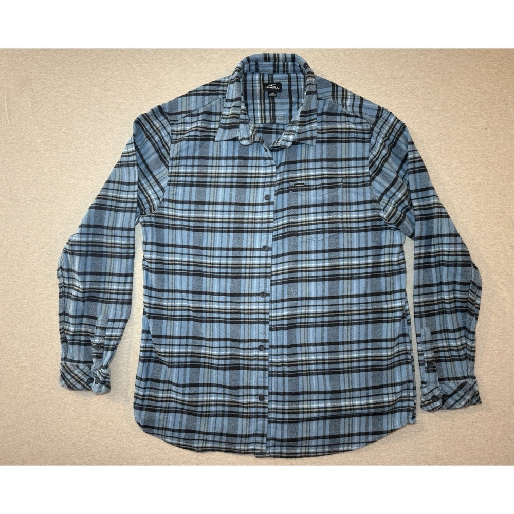 Oniell Men's XXL Flannel Blue/ Black